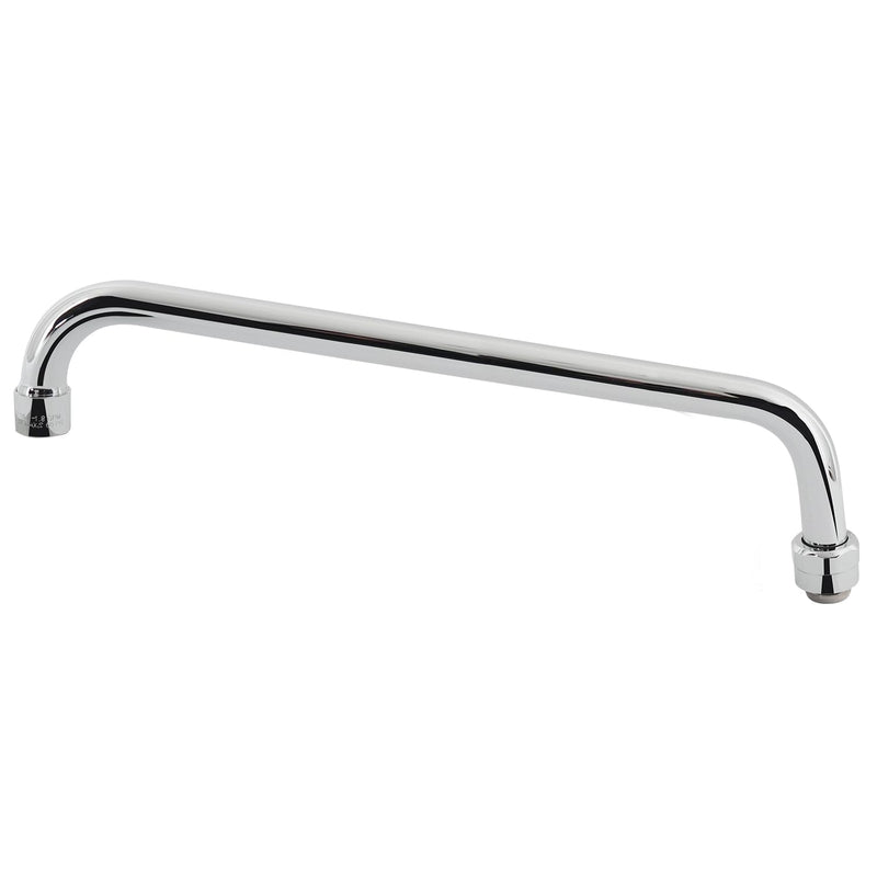 Commercial Faucet Parts 14 Inch Swivel Spout Replacement Kit for Commercial Kitchen Sink Faucet 1.8 GPM Stainless Steel Swivel Swing Add-on Nozzle for 2 or 3 Bay Compartment Sinks