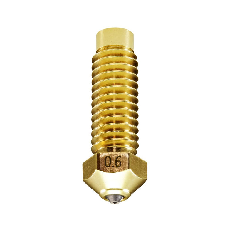 Tungsten Carbide Nozzle 0.6mm for Elegoo Neptune 4 Plus/Max 3D Printer, High Thermal Conductivity Abrasion Resistance for Precision Additive Manufacturing Tungsten Carbide