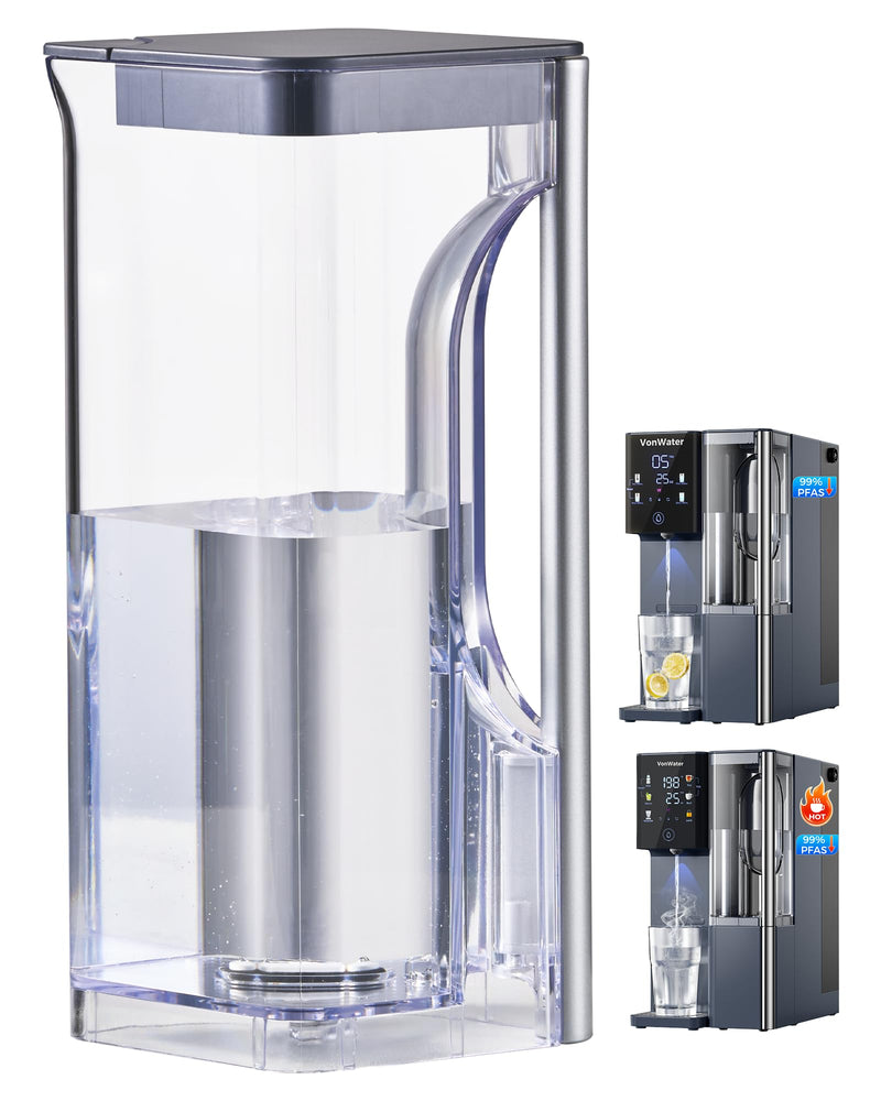 CT910WP Pure Water Pitcher 1.2L/40.6oz, for CT910 CT910H Countertop RO System (Blue) Blue