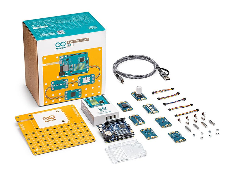 Official Arduino Plug and Make Kit [AKX00069] – Ultimate Starter Kit for Beginners | Build Connected Projects Easily | Fun & Educational Technology Kit for Learning Electronics & Coding