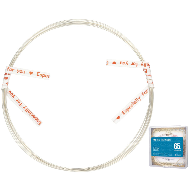 Silver Solder Wire Easy Silver Solder 22 Gauge For Jewelry Repair Silver Repair 5 FT 22 Gauge 5 Ft Easy Solder