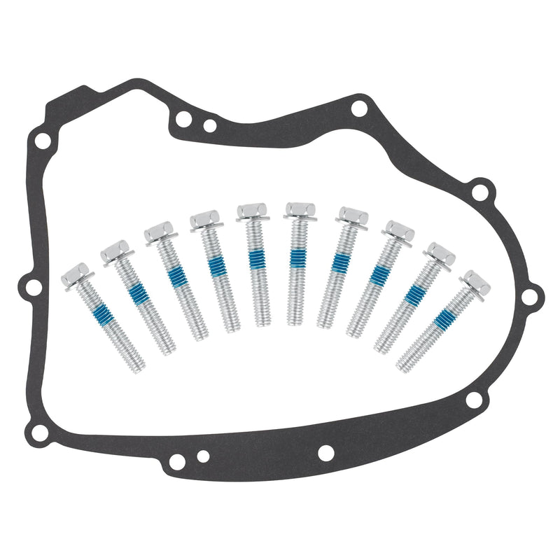 594195 Crankcase Gasket Kit with Mounting Bolts Lawnmowers Crankcase Gasket Accessories Compatible with Briggs Stratton Small Gasoline Engines Replace Part 591911, 697227, 690945, 273488
