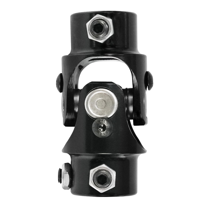 5/8"- 36 Spline x 3/4" DD U Joint Universal Steering Shaft U Joint Coupler Max Angle 35 Degree (3-1/4") 83mm Black 5/8"- 36 Spline x 3/4" DD 1