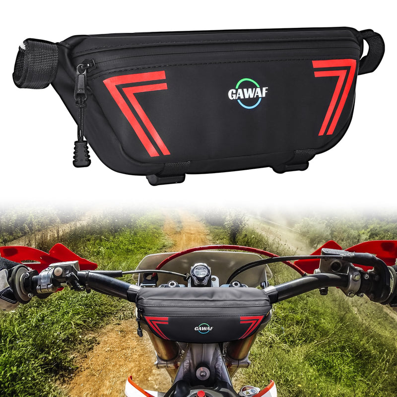 Motorcycle Bag, Universal Motorcycle Handlebar Bag, Waterproof Motorcycle Tool Bag, Bicycle Front Storage Bag for SURRON LIGHT BEE X, S X160, X260, Talaria Sting Segway Electric Dirt Bike