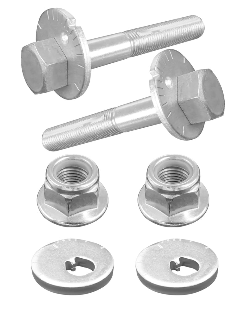 2 Pack of Suspension Arm Alignment Eccentric Cam Bolt, Adjustment Cam Bolt Camber Screw Fit for Nissan Armada 5.6L 2004-2015 and Pathfinder 4.0L 2005-2012, Replace 545802S400 545802S40A 2 Pack of Eccentric Bolt