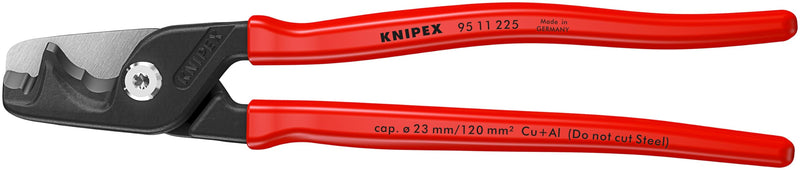 KNIPEX Tools 95 11 225 StepCut® XL Cable Shears, 9"