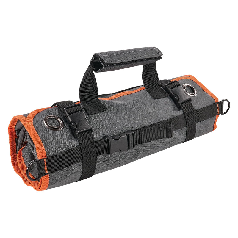 Ergodyne Arsenal 5874 Roll Up Tool Bag with Clear Zippered Pockets, Tool Organizer