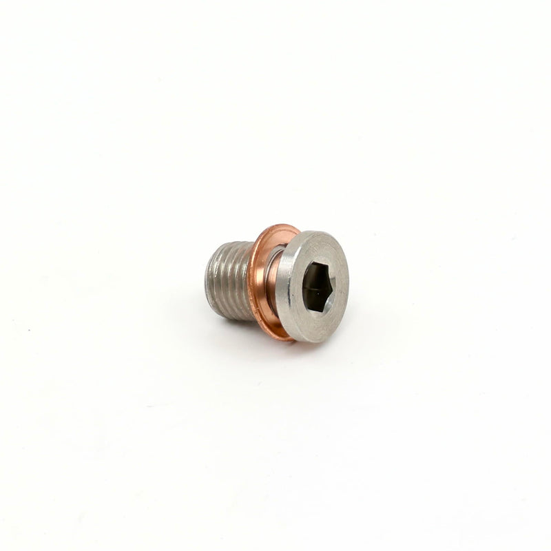 Michigan Motorsports LS Oil Pan Oil Pressure Relief Valve Plug - Bypass Conversion Kit - Fits 2007-2013 Gen IV LS Engines - Fits LS3 L99 L96 L92 LMG LC9 L76 LH6 - Includes Crush Washer