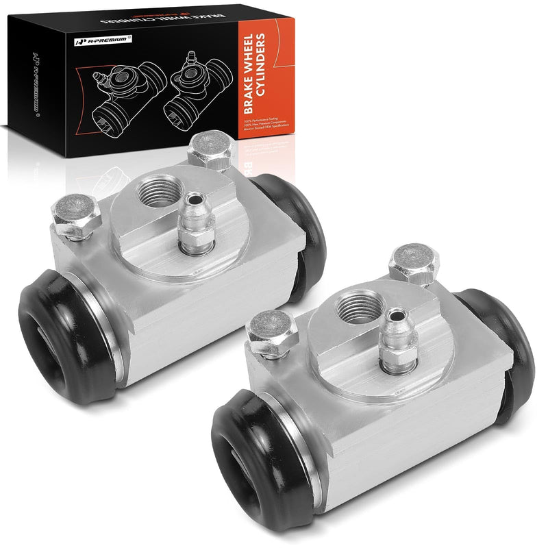 A-Premium Rear Driver & Passenger Side Drum Brake Wheel Cylinder Compatible with Select Ford Models - Transit Connect 2010 2011 2012 2013, 2-PC Set - Replace# 2T1Z2261B Rear 2-PC
