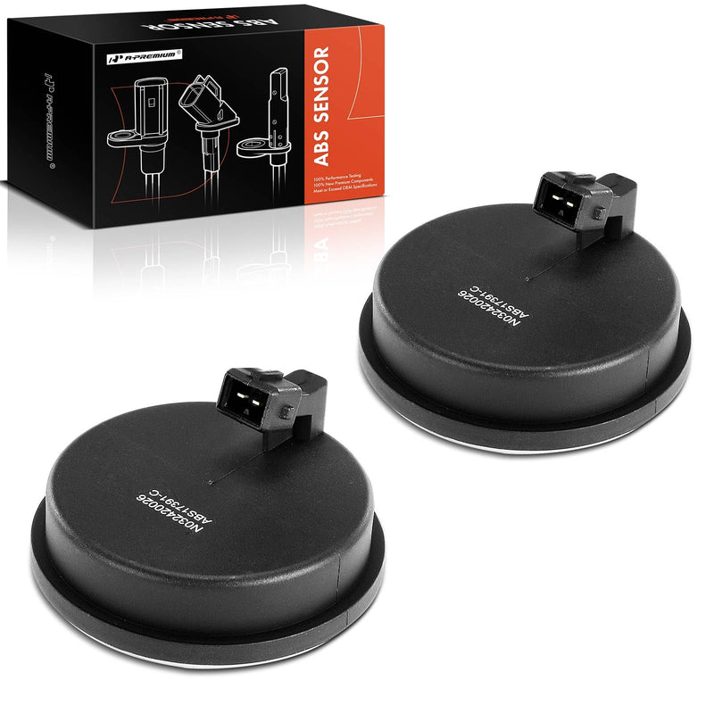 A-Premium 2PC Set Rear ABS Wheel Speed Sensors Compatible with Kia, Hyundai - Sorento 2009/2011-2012/2015, Sedona 2014-2021, Santa Fe 2006-2018, Santa Fe Sport, Santa Fe XL, Veracruz Pack of 2