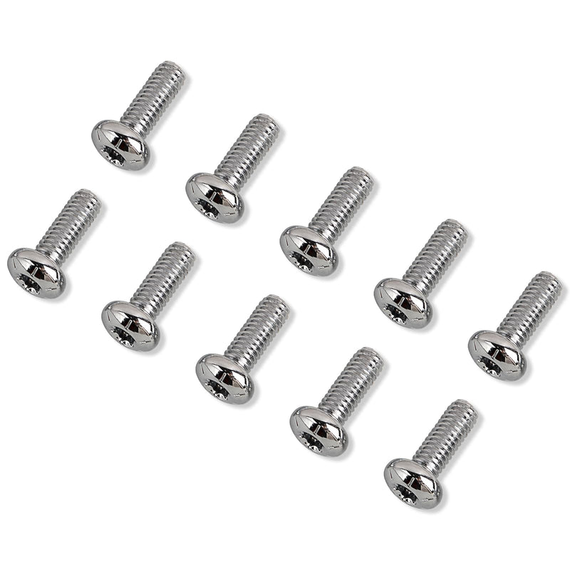 FOVPLUE Front Brake Disc/Rotor Hardware Kit,5/16-18 x 7/8 in.Screws/Bolts for 1990-2024 Harley models,for Sportster Softail Dyna Touring Road Glide Road King Street Electra Glide,Chrome,10 Bolts
