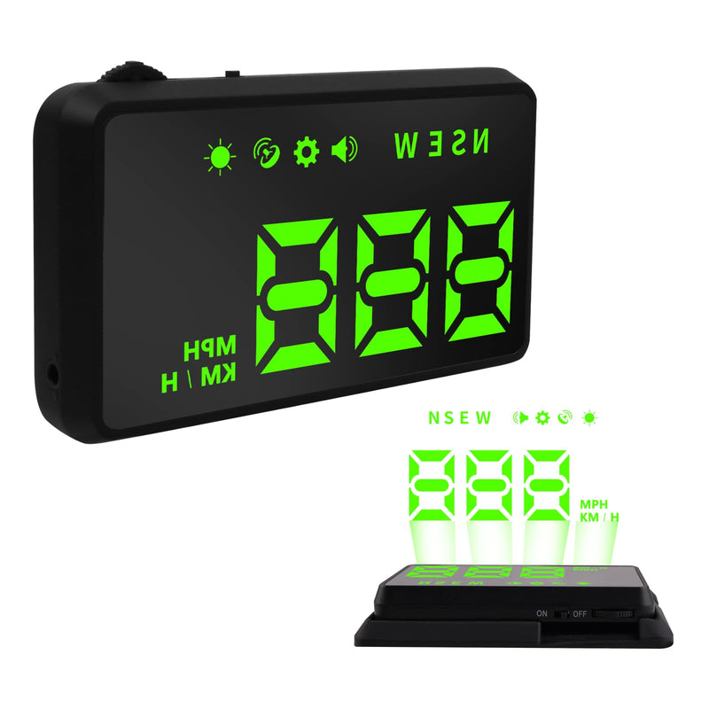Heads up Display for Cars,HUD,MPH Speedometer,Car Speedometer Display,Head up Display for Car Windshield,HUD Speedometer,GPS Heads up Display,GPS Speedometer,Digital Speedometer for Car MPH H1