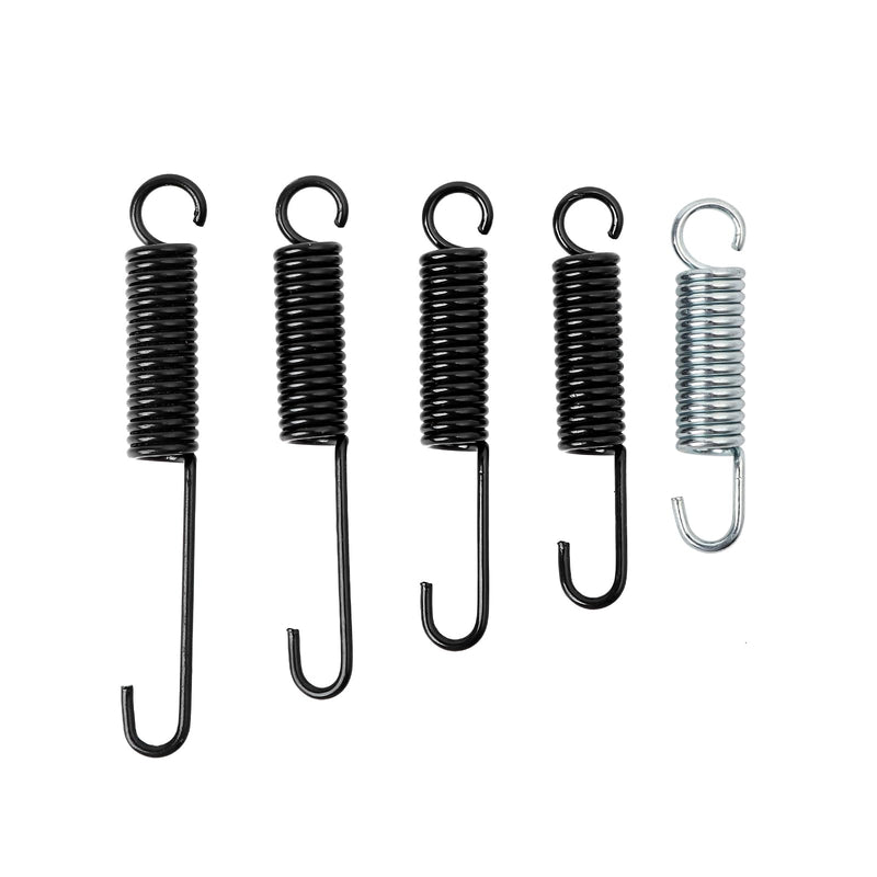5Pcs Motorcycle Side Stand Spring in Heavy Spring Steel Material,Overall Length 75mm 90mm 100mm 110mm 120mm Fit for Most Motorcycle Mopeds Scooter E-bike