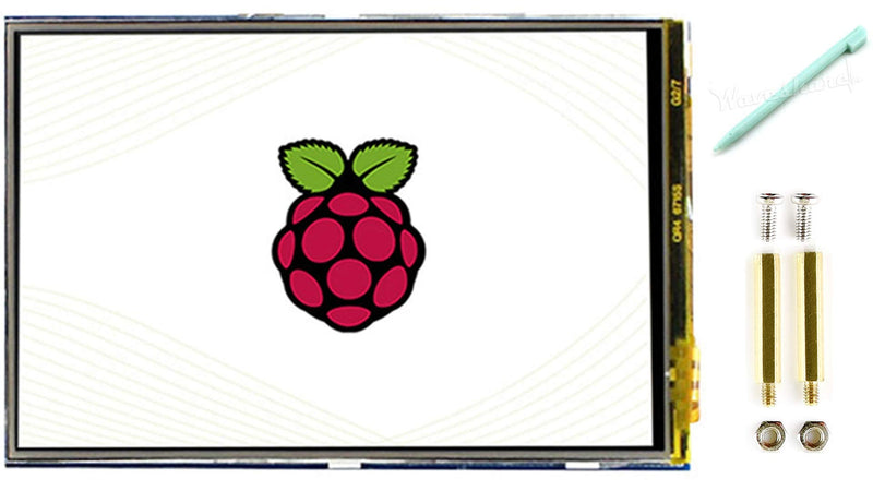 3.5 inch Touch Screen TFT LCD for Raspberry Pi 4B/3B+/3B/2B/Zero/Zero W/Zero WH 480x320 Pixel XPT2046 Controller SPI Interface