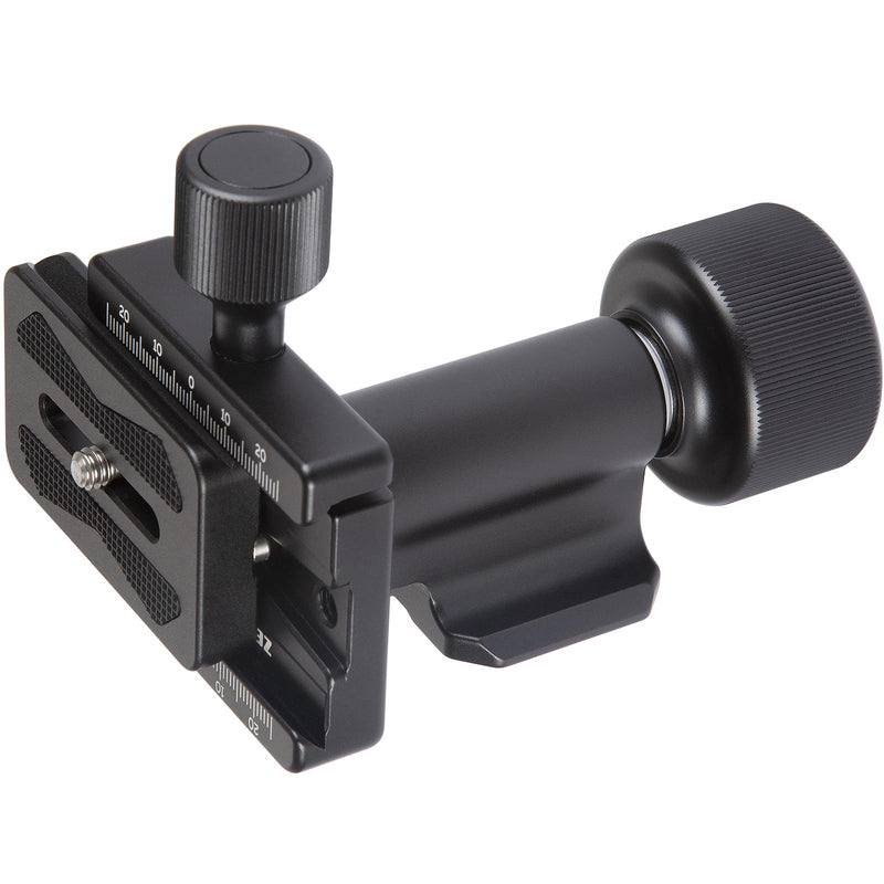 Monopod Gimbal Head – Side Saddle Speed Tilt with Arca-Swiss Dovetail Quick Release Plate | Supports Medium & Telephoto Lenses | Max Load 100lbs