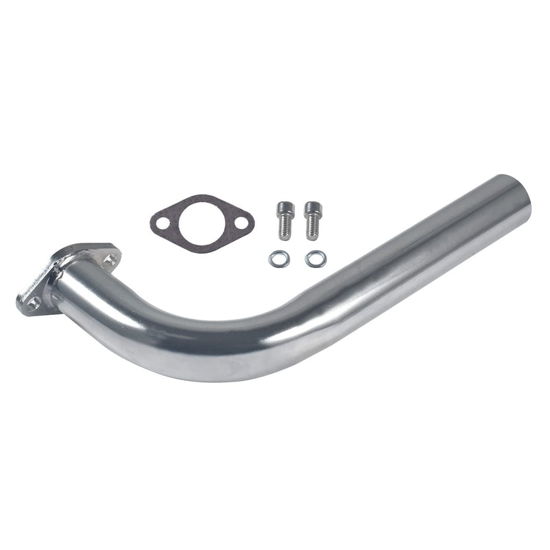 New Header Exhaust Pipe For Predator 420cc Go Kart & mini bikes,Fit:GX270,GX390 Silver