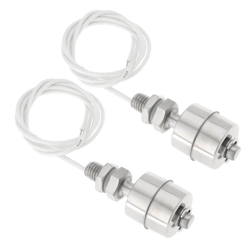 Create idea 2pcs 45mm Liquid Water Level Float Switch Control Sensor Stainless Steel Float Switch Automatic Liquid Level Sensor for Water Tank Household Water Tower