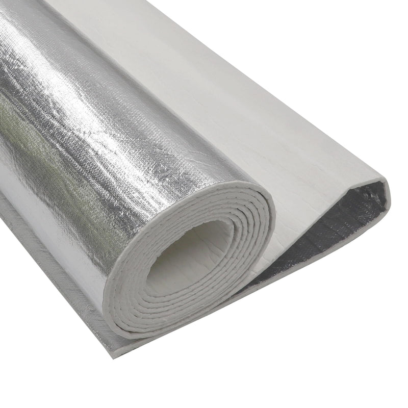 Automotive Aluminized Heat Shield Up to 2280°F High Temp Thermal Barrier Fiber (None Adhesive Backed) (1/4" X 36" X 24") 1/4" X 36" X 24"