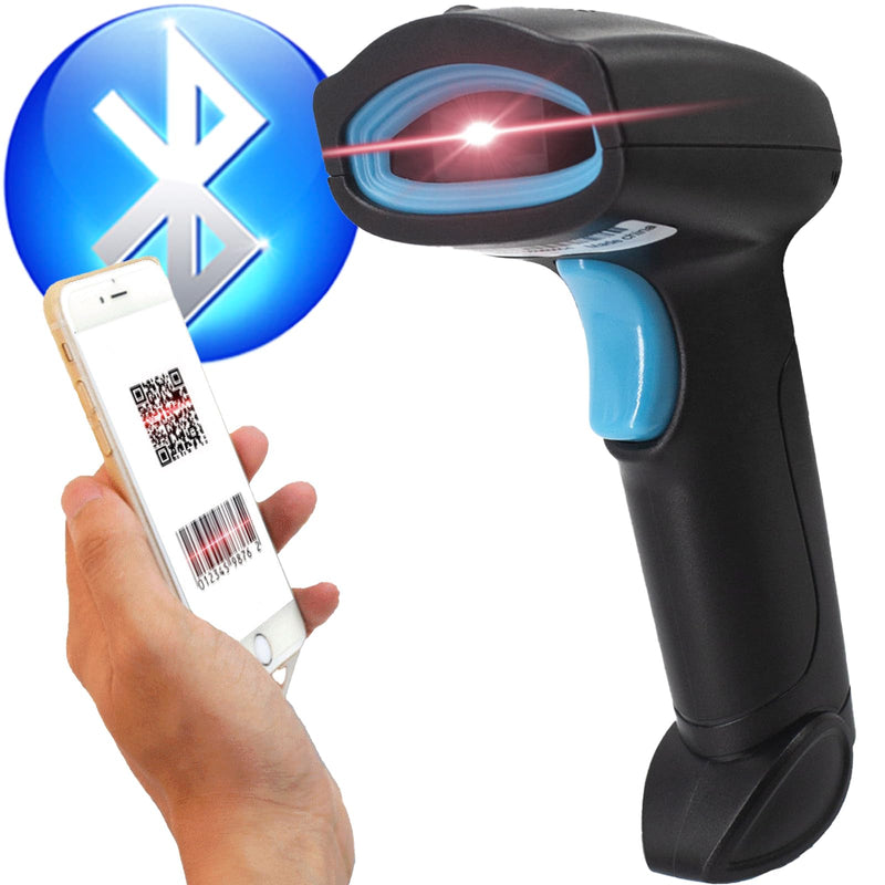 KILOGOGRAPGH Bluetooth QR Code Scanner U2B - Book Scanner for Personal Library Libib, QR Code Scanner for Laptop Computer Mac iPhone Android, 2D Wireless Bluetooth Barcode Scanner (Without Stand) without stand