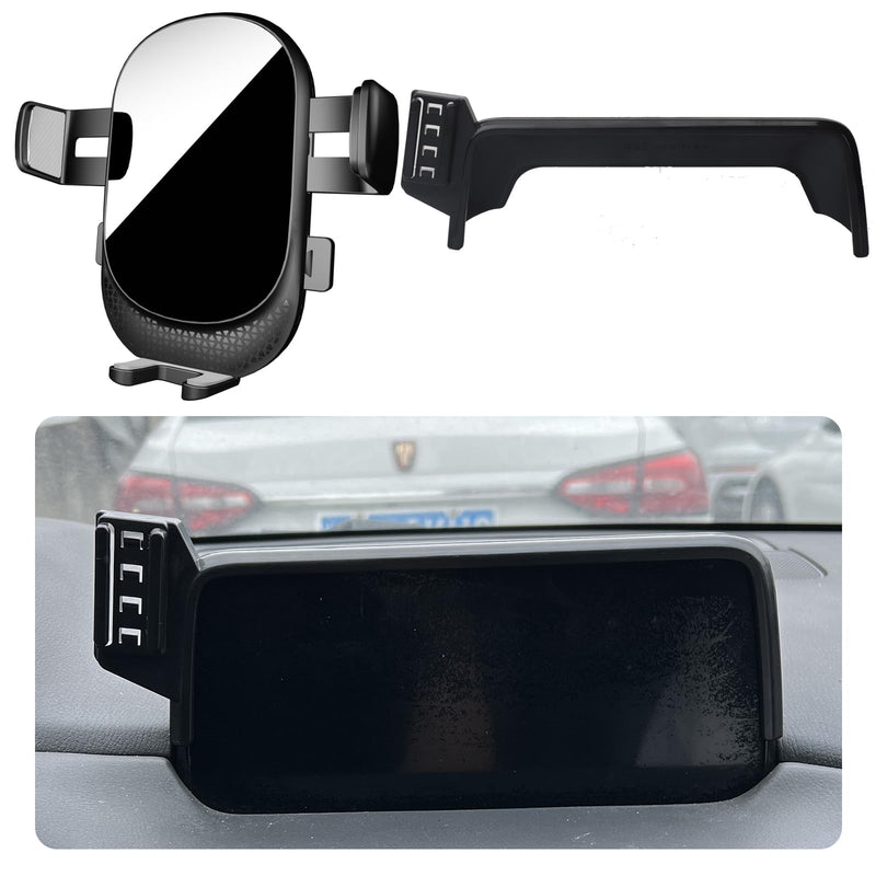 Car Phone Holder for Mazda CX-5 2017-2020 7-inch Screen | [Not Fit 8-inch Screen] Auto Accessories Auto Lock Hands Free Cell Phone Mount Car fits for iPhone & All Smartphones For CX-5 2017-2020, 7" Screen