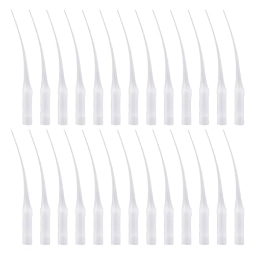 200 Pcs Plastic Glue Micro Tips Glue Applicator Tips Glue Bottle Precision Tips Glue Extender Dispenser Tips Lab Dispensing Tips
