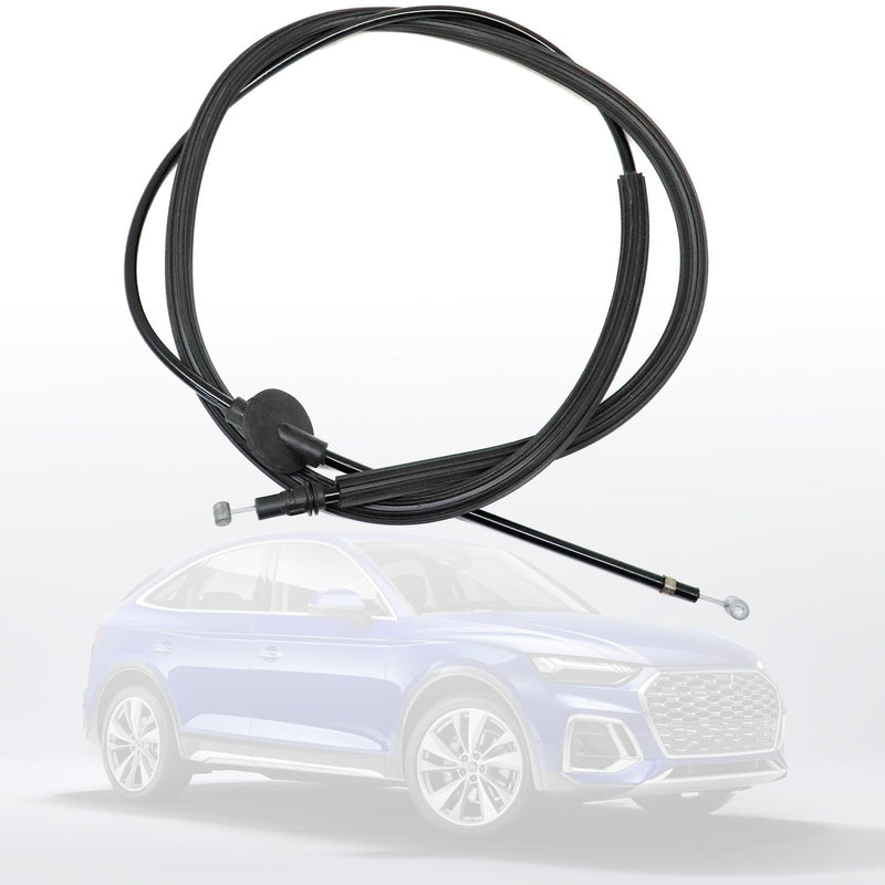 FZJDSD Hood Latch Release Cable 1PC Front Compatible with Audi A4 S4 A5 S5 Q5 SQ5 2008-2017 Replace 8R1823535, 8K1823535, 8T1823535, Front Hood Latch Lock Release Cable