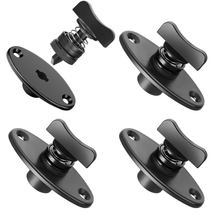 RunNico 4 Set Boat Windshield Fastener, Boat Windshield Clips for Boats Safety-Boat Windshield Replacement Accessories for Protecting Windows and Blocking Strong Winds (4)