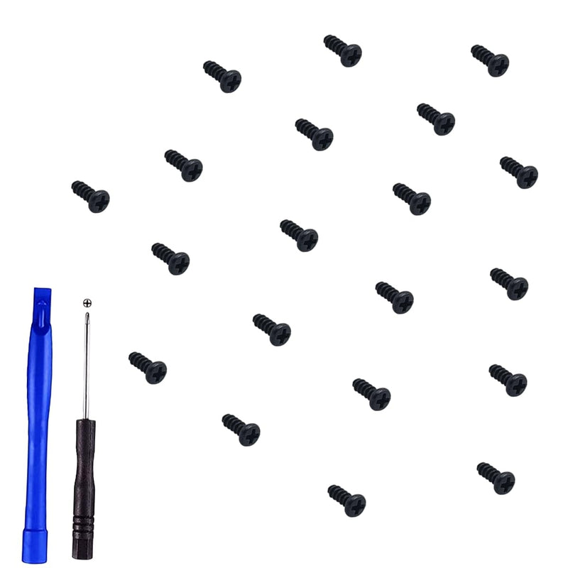 Headphone Screws Replacement for Bose QC35/QC35 II/QC45/QC25, 20-Packs Headband Screw with Small Screwdriver (Black)