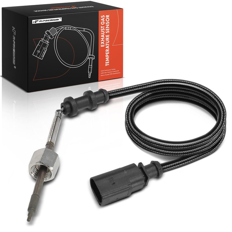 A-Premium Exhaust Gas Temperature Sensor Compatible with Volkswagen Jetta 2004, Beetle 2004-2005, 2.0L SOHC