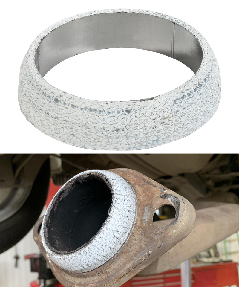 Exhaust Gasket,Car Accessories Exhaust Flange Gasket,2 Inch 2.25 Inch 2.5 Inch 3 Inch Exhaust Manifold Gasket,Car Exhaust Donut Gasket Seal Ring Replacement,Suitable for Cars Trucks (2.5inch) 2.5inch