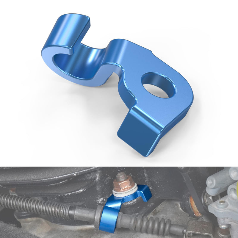 NICECNC Clutch Line Clip 6061-T6 Aluminum Compatible with Yamaha Blaster 200 YFS200 1988-2006, Replacement for 10V-1131E-00 Blue