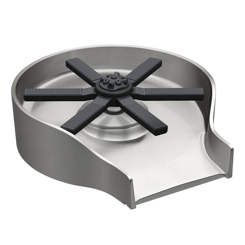 KRAUS CleanMate Glass Rinser for Kitchen Sink in Spot-Free Stainless Steel Color Finish, KGR-500SFS Spot Free Stainless Steel