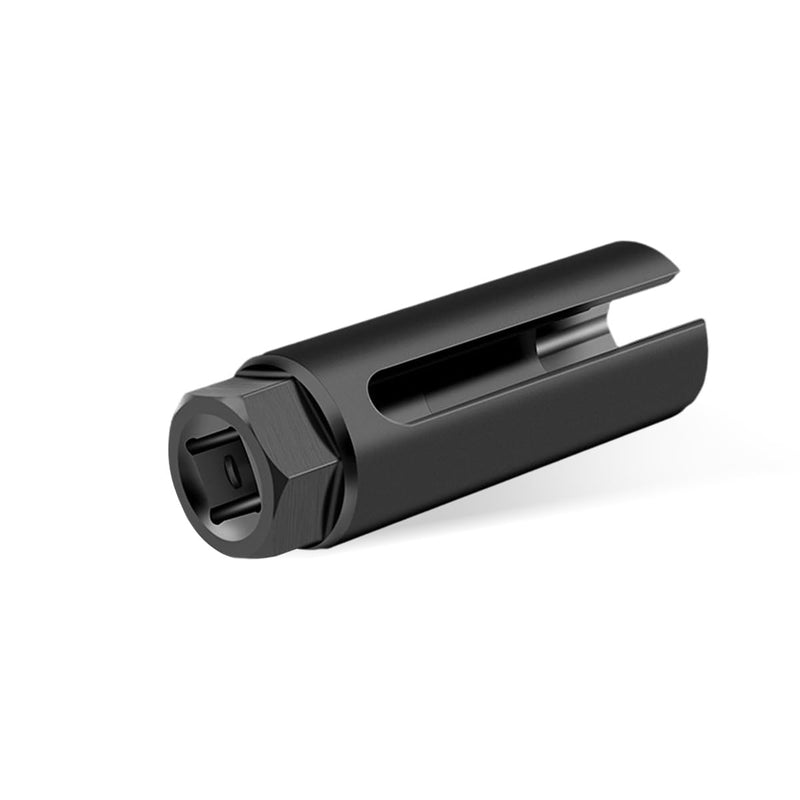Car Oxygen Sensor Socket with Side Wire Cutout, 1/2" Drive by 7/8" 6-Point Fit All Vehicles O2 Removal and Installation, Car Accessories (9mm) 9mm
