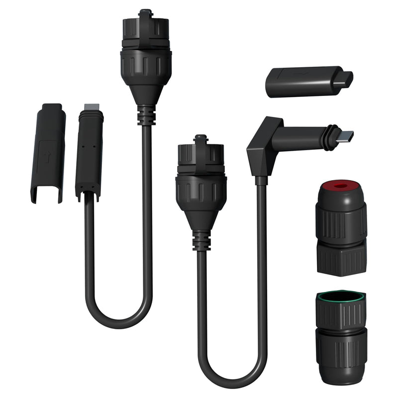 BarBaren for Starlink Ethernet Adapter Gen 2, Starlink Cable Starlink V2 SPX Plug to RJ45 Adapters Female Connectors for Starlink Gen 2 Dishy and Router (Pair for Dish and Router), Waterproof Black