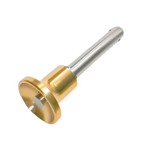 Gold Handle Locking pin, 304 Stainless Steel Grip Button Locking Quick-Release pin (Dia:1/2"(12mm), Clamping Length:2-3/8”(60mm)) Dia:1/2"(12mm) Clamping length:2-3/8”(60mm)