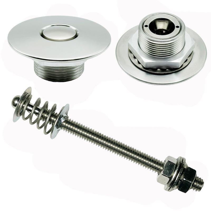Polished Stainless Steel 1.50"" & 4"" Stud Stainless Polished 1.50" & 4" Stud
