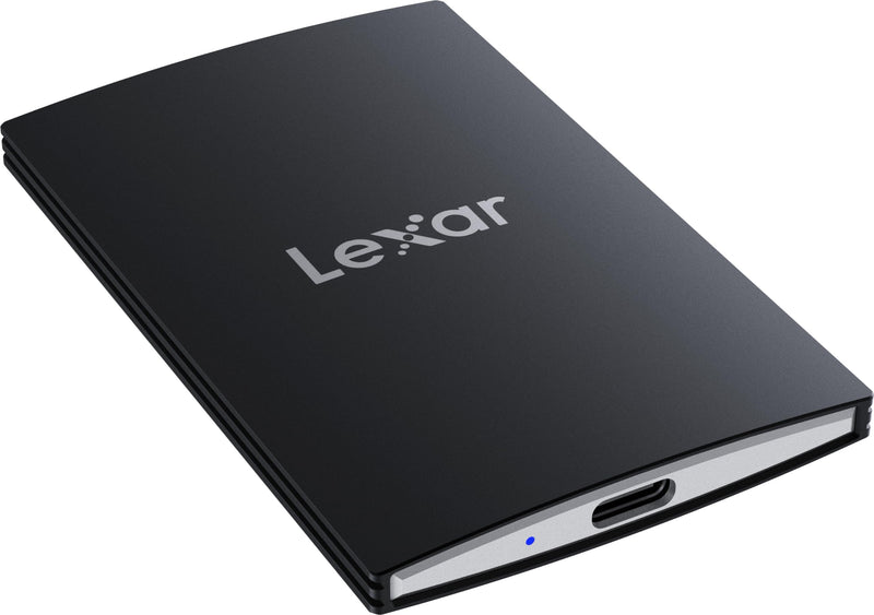Lexar 1TB SL500 Portable SSD, Up to 2000MB/s, Compatible w/Type-C Laptops, iPhone 15/16, Smartphones, Tablets, PS5, Xbox, USB 3.2 Gen 2x2, Slim & Lightweight, External SSD, Black (LSL500X001T-RNBNU) 2000/1800 MB/s (Slim)