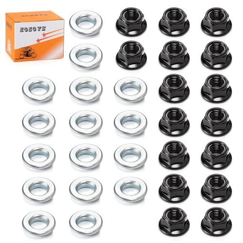 Wheel Nut and Washer Kit for Yamaha Banshee 350 Warrior 350 Grizzly 350 Raptor 350 660R YFZ450 1995-2006