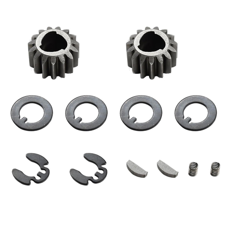 Pinion Gear Kit 105-3040 Recycler Rear Wheel Gear Kit for Toro 22 Recycler Lawn Mower, 105-3040 Pinion Gear, 105-6840 Thrust Washer, 65-2720 Ring Clip, 39-9650 Compression Spring, 612066 Key