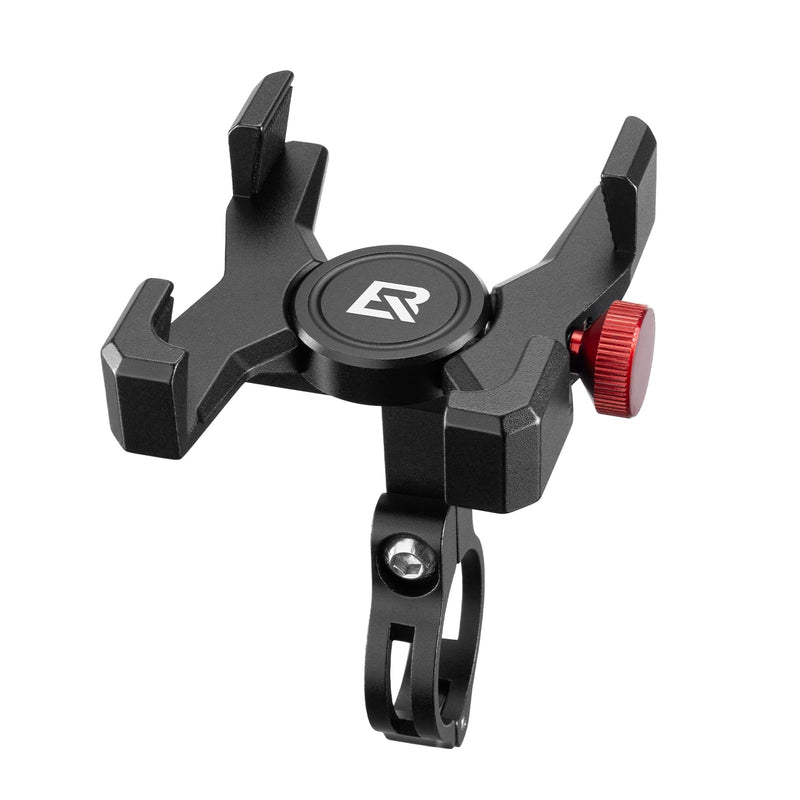 ROCKBROS Bike Phone Holder, Aluminum Bike Phone Mount Holder,Handlebar Mounted Cell Phone Holder for 4.7-7.1 Inch Phones Handlebar Mount