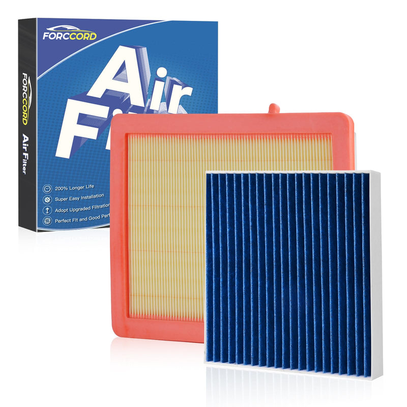 Cabin & Engine Air Filter Fit for Chevrolet Chevy Equinox 2018-2025 2026, GMC Terrain 2018-2025 2026 Activated Carbon Cabin Filter Replacement Air Filter CF11966 CA12260 Car Aaccessories CF11966&CA12260