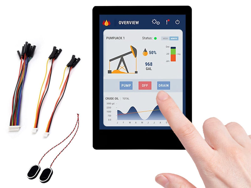 ESP32-S3 2.8inch Capacitive Touch Display Development Board, 5-Point Touch, 240×320 IPS LCD, 32-bit LX7 Dual-Core Processor, Support Wi-Fi & Bluetooth, Multiple Peripherals Interfaces, with Speaker