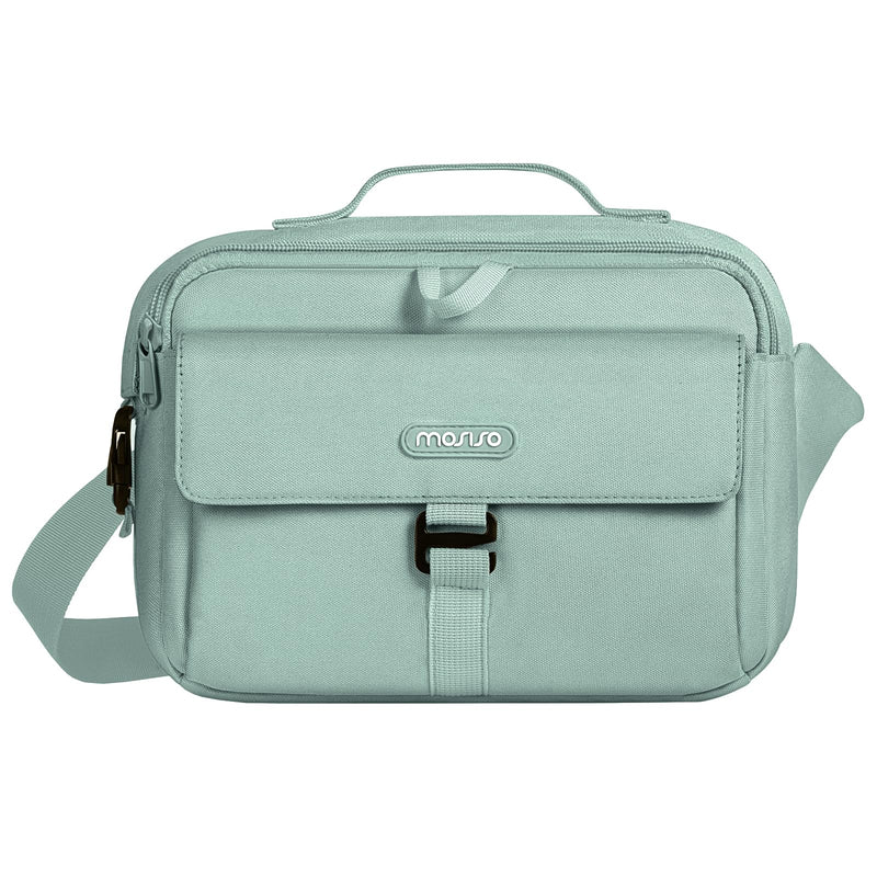 MOSISO Camera Shoulder Bag Camera Case Crossbody Sling Purse, Antique Green | DSLR/SLR/Mirrorless Compact Padded Photography Handbag with Rain Cover Compatible with Canon/Nikon/Sony Cameras and Lenses