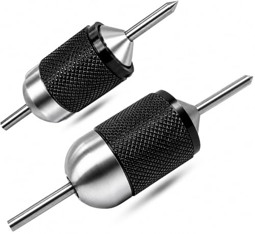 MachEl Universal Transfer Center Aligner with Punch-Hardened Pins (Set of 2, Range 1/4" to 1")