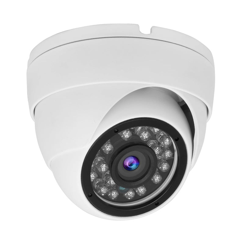 2MP Analog CCTV Camera 1080p 4-in-1 (TVI/AHD/CVI/960H Analog) Dome Security Cameras Outdoor Indoor, 2.8mm Lens, ICR, 24pcs LEDs, IR Night Vision, 105° Wide Angle, Full Metal Housing