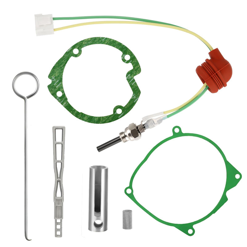 Diesel Heater Glow Plug Repair Kit, 12V 24V 5KW 8KW Parking Diesel Heater Glow Ignition Plug Kit with Filter, Car Heater Repair Parts Fit, Diesel Heater Accessories