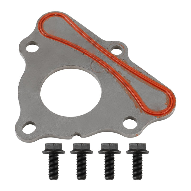 12589016 Camshaft Retainer Plate Gasket with Bolts Compatible with Chevrolet Express Compatible with Silverado Compatible with GMC Savana Compatible with Sierra Compatible with Hummer H2