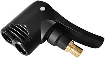 ZS569 Black Presta Valve Adapter Dual Head Bike Track Pump Tyre Air Pump Connector Head Tires and Tubes Accessories