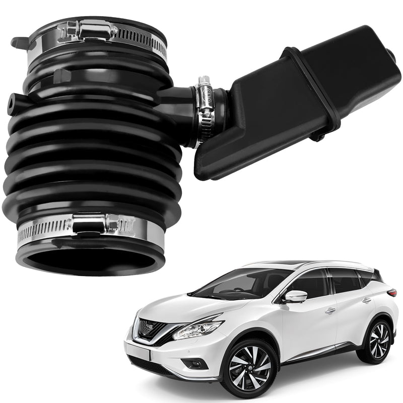 Engine Air Intake Hose(With clamp) for Nissan Murano 2015-2023 Pathfinder 2013-2016 Infiniti QX60 2014-2016 JX35 2013 Replacement Part Number 165763JA0A 16576-3JA0A，004B，A27624