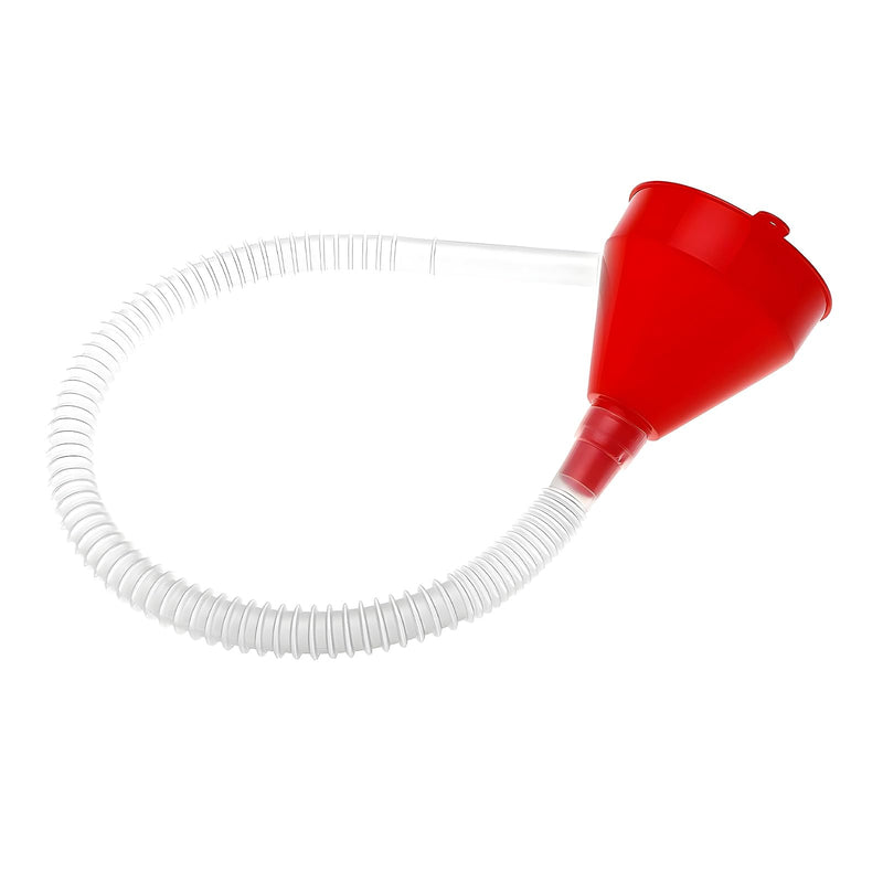 Funnels for Automotive Use, Flexible Oil Funnels with Long Hose, Plastic Wide Mouth Funnel for Water, Fluid, Liquid, Engine Oil, Gas, Fuel Transmission, Car Accessories (1 PCS) 1 PCS
